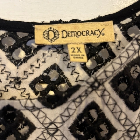 Women’s 2X Boho Blouse - Picture 3 of 3